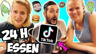 *24 STUNDEN TIKTOK ESSEN CHALLENGE!* Kaans verrückte Challenge für Nina + Kathi! Halten alle durch?