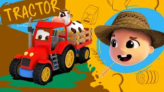 🚜🌻Build Tractor 🐕‍🦺 Old MacDonald Had a Farm 🐄🎵 & More Songs and Cartoons For Kids #appmink #nursery