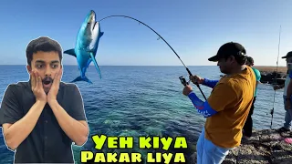 WORLD MOST POWERFUL FISH HOOKED🤔 | PURI RAAT SEA PER GUZARI❤️