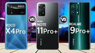 Poco x4 pro vs Redmi Note 11 Pro Plus vs Realme 9 Pro Plus || price comparison