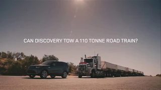 Land Rover Discovery - Towing 110-Tonne Australian 'Road-Train'