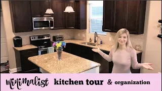 MINIMALIST KITCHEN TOUR & ORGANIZATION | SIMPLIFY YOUR HOME | HOW I KEEP MY KITCHEN CLEAN