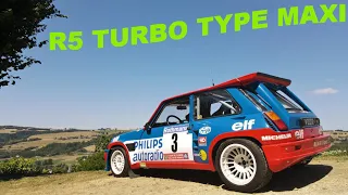 Une belle rencontre au détour des vacances , R5 turbo type maxi. #r5 #turbo #renault #maxi