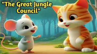 The Great Jungle Council (tom and jerry)3d Cartoons Story | CARTOONS FOR KIDS