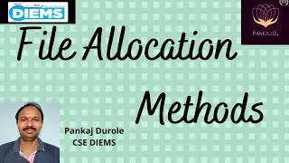 5.4 OS | File Allocation Methods. Contiguous| Linked | Indexed #os #computercourse #filemanagement