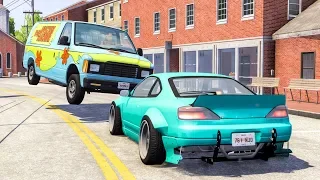 High Speed Traffic Crashes #23 - BeamNG Drive | CrashBoomPunk