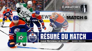 Stars vs Oilers, R3, Match no 6 | Faits saillants