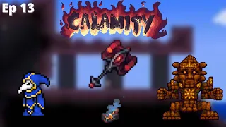 Golem, The Lunatic Cultist, And Scoria Bars | Calamity Ep 13