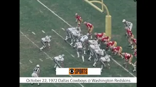 1972-10-22 Dallas Cowboys @ Washington Redskins  CBS