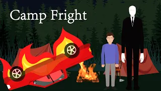 Camp Fright Slenderman Horror animated story (English)