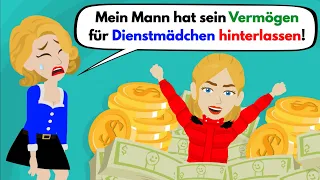 Learn German | Deceased husband leaves his fortune for maids instead of wife!