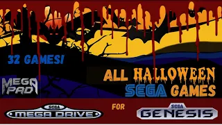 ALL Halloween Sega Genesis / Megadrive Games (32 Games!) - What to play for Halloween - Retro Gaming