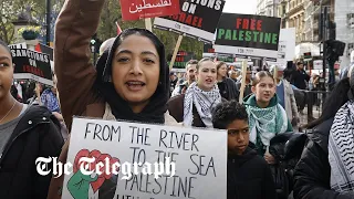 Around 100,000 join pro-Palestine march in London | Israel-Gaza news