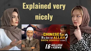 A Chinese Asks Why Does Not Allah Show Himself in Islam? - Dr Zakir Naik | Reaction