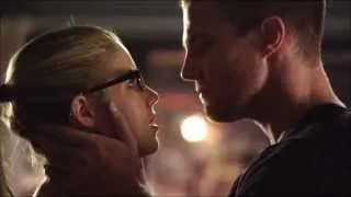 Arrow 3x01 "The Calm" Olicity kiss + "Dont ask me to say that I dont love you"