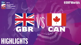 Great Britain vs. Canada | Highlights | 2019 IIHF Ice Hockey World Championship