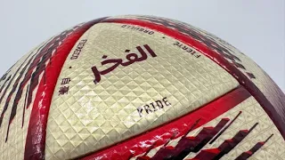 This is the 2022 World Cup FINAL ball for Argentina vs France!