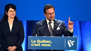 Yves-François Blanchet's full election night speech