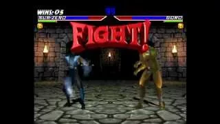 Mortal Kombat Gold (Dreamcast) Arcade as Sub-Zero