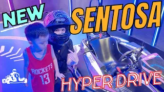 HYPERDRIVE - New 3 storey Indoor GO-KART in PALAWAN SENTOSA! (4K) 全新室内三楼卡丁车赛道！