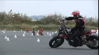 2014 11 2 Dunlop Moto Gymkhana Yoshino 選手 CRF450X heat 2