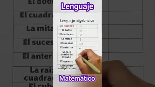 Traducción de lenguajes. 🤓✌️ #ingedarwin #matemática