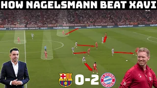 Tactical Analysis : Bayern Munich 2-0 Barcelona | How Nagelsmann Got The Job Done |