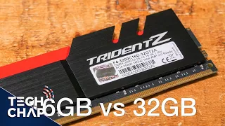 16GB vs 32GB RAM - Gaming & Rendering