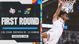 Kansas vs. Texas Southern - First Round NCAA tournament extended highlights