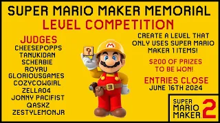 SUPER MARIO MAKER MEMORIAL LEVEL COMPETITION! - Super Mario Maker 2