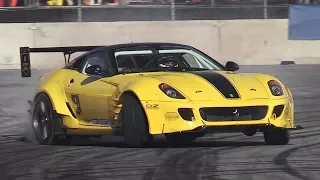 Federico Sceriffo's Ferrari 599 Formula Drift 2018 Car! LOUD Supercharged 6.0 V12 Sounds