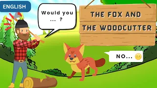 🪓🦊The fox and the Woodcutter: An Aesop's Tale of honesty✨ Short story in English for kids with Subs