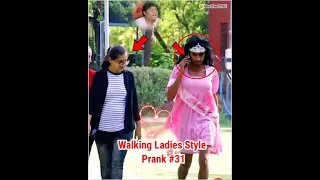 Shahar Ki Ladki Song🤪Walking Ladies Style-31 🤬 Epic Reaction prank | @ShortPrank10M  #prank #shorts