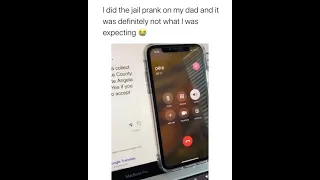JAIL PRANK ON DAD 🤣
