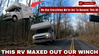 This RV Maxed Out Our Winch On The Motor Nature Trail In #Gatlinburg