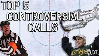 Top 5 Controversial Calls in the NHL | In The Slot