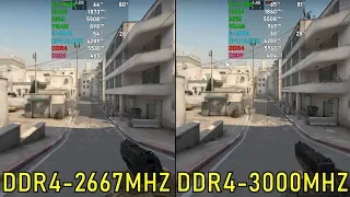 I7-8700: DDR4 SPEED [ 2667MHZ vs 3000MHZ ]