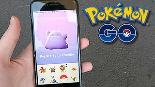 Catching Ditto In Pokemon GO (100% REAL)