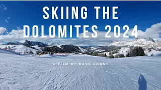 Skiing the Dolomites 2024