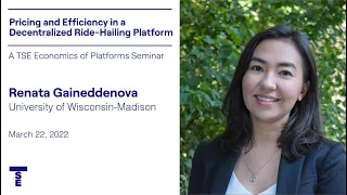 Pricing and Efficiency in a Decentralized Ride-Hailing Platform - Renata Gaineddenova