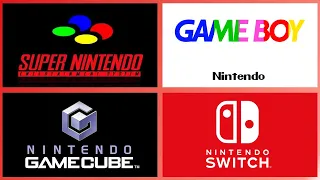 Evolution of nintendo Startup Screens #nintendo #evolutiongame #startup