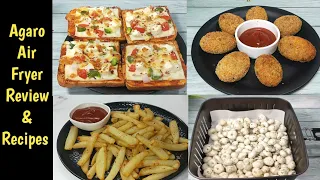 Best Air Fryer l agaro regency air fryer review l cutlet,french fries,bread pizza in air fryer l