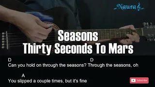 Thirty Seconds To Mars - Seasons Guitar Chords Lyrics