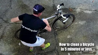 How to Clean a Bicycle in 5 Minutes or Less (including the chain!)