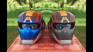 หมวกกันนอคกัปตันอเมริกา Captain America HEROi Helmet รีวิว