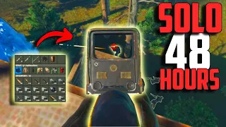 How I SNOWBALL in 48 HOURS as a SOLO - Rust Console Film