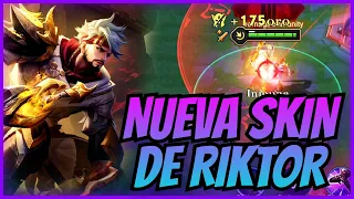 ESTRENAMOS LA NUEVA SKIN DE RIKTOR CON UNA CARREADA!!! | Arena of Valor | Liên Quân Mobile