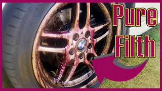 DEEP CLEANING DISGUSTING WHEELS | Car Chem Review