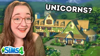 Building my DREAM Cottage Unicorn Ranch in the Sims 4