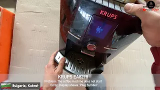 Fixed: ✅ KRUPS EA829810 🔥 Error: Plug Symbol 🔥 NTC sensor Repair 🔥 Automatic Coffee Machine